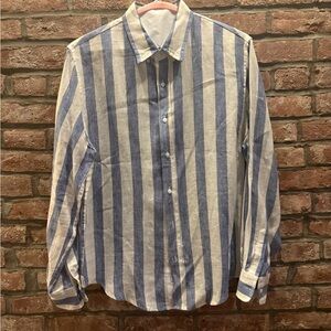 Vacay Swimwear Linen button down